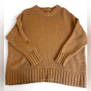 Aerie Warm Brown Crew Neck Sweater